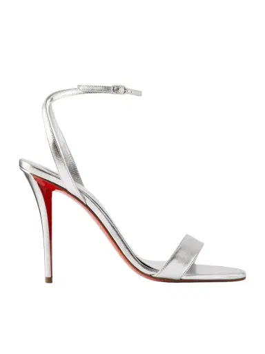 Christian Louboutin Miss Z 100 Metallic Leather Sandals | Thumbnail 1 Christian Louboutin Miss Z 100 Metallic Leather Sandals | Thumbnail 1