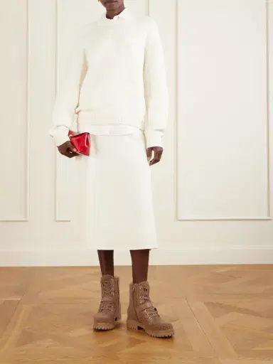 Gianvito Rossi 20 Buckled Leather-trimmed Shearling Ankle Boots | Thumbnail 3 Gianvito Rossi 20 Buckled Leather-trimmed Shearling Ankle Boots | Thumbnail 3