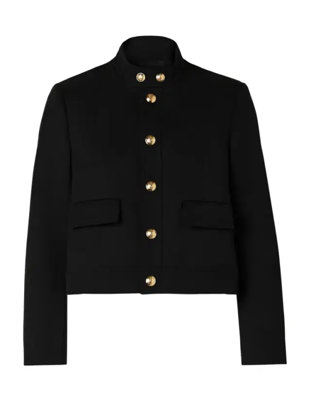 Hadley Cropped Wool-twill Jacket