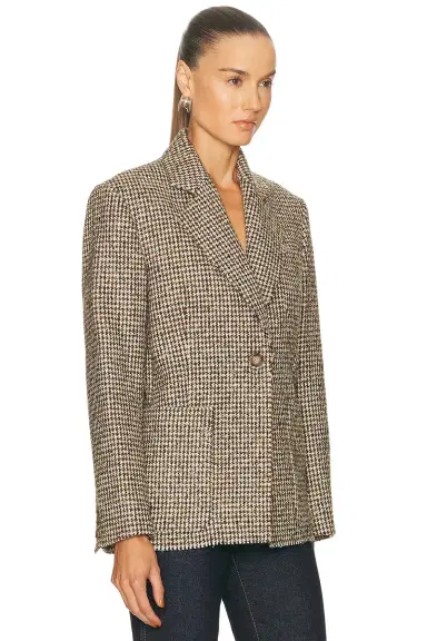 House of Dagmar Houndstooth Blazer | Thumbnail 2 House of Dagmar Houndstooth Blazer | Thumbnail 2