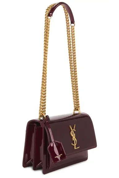 Saint Laurent Small Sunset Chain Bag | Thumbnail 3 Saint Laurent Small Sunset Chain Bag | Thumbnail 3