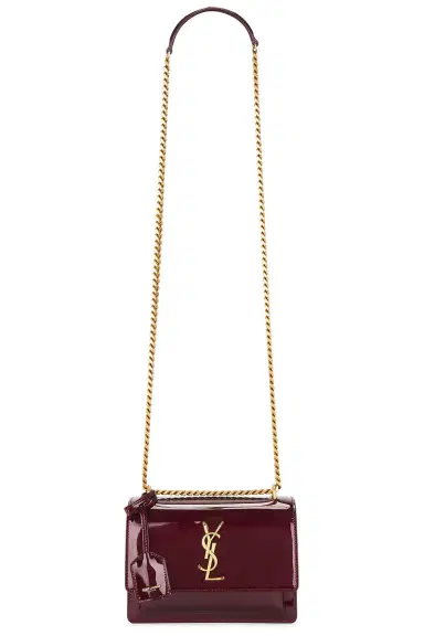 Saint Laurent Small Sunset Chain Bag | Thumbnail 5 Saint Laurent Small Sunset Chain Bag | Thumbnail 5