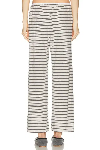 DONNI. The Stripe Jersey Bow Simple Pant | Thumbnail 4