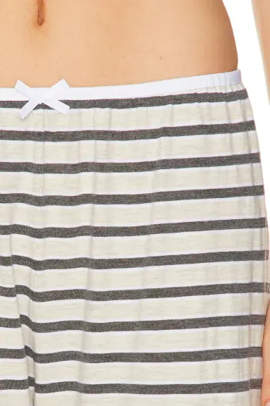 DONNI. The Stripe Jersey Bow Simple Pant | Thumbnail 6