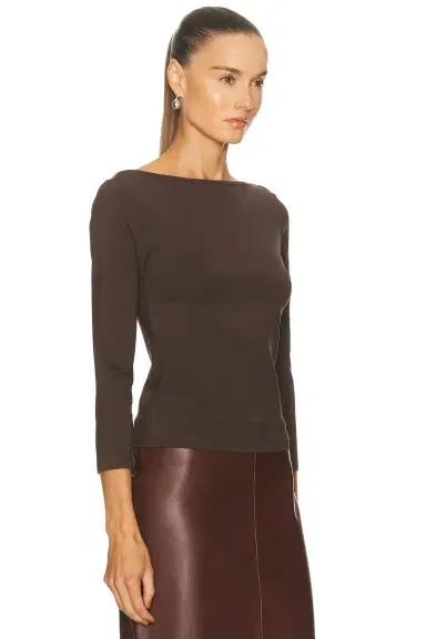 St. Agni Soft Jersey Ballerina Top | Thumbnail 2