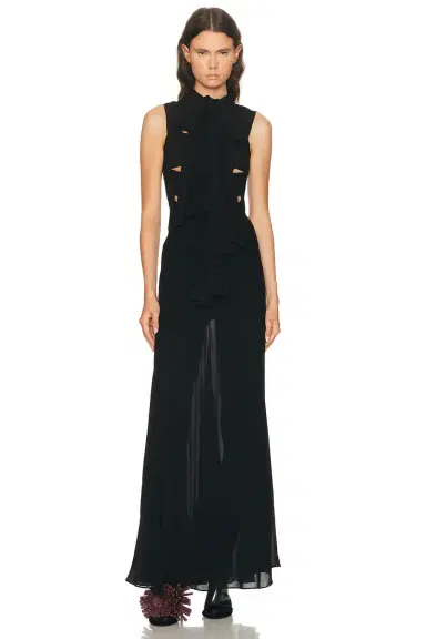 Alaïa ALAΪA Bow Fit Dress | Thumbnail 1 Alaïa ALAΪA Bow Fit Dress | Thumbnail 1