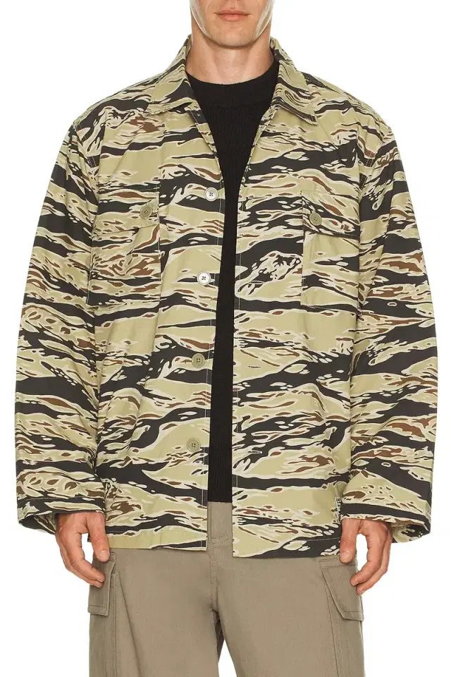 WACKO MARIA Tigercamo Army Shirt