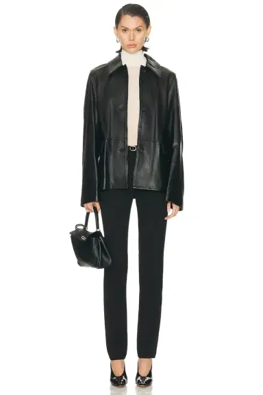 TOTEME Leather Jacket | Thumbnail 5 TOTEME Leather Jacket | Thumbnail 5