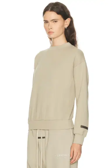 Fear of God ESSENTIALS Fleece Classic Fit Crewneck | Thumbnail 2