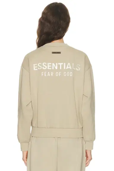 Fear of God ESSENTIALS Fleece Classic Fit Crewneck | Thumbnail 3