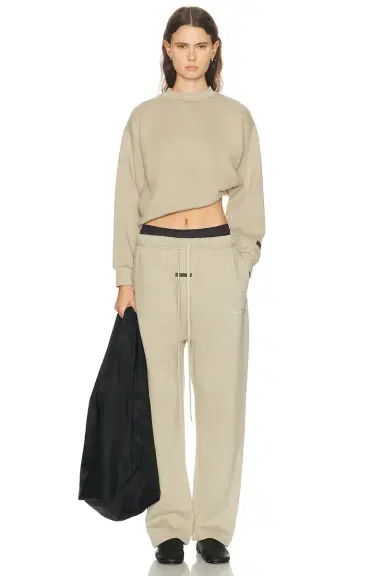 Fear of God ESSENTIALS Fleece Classic Fit Crewneck | Thumbnail 4