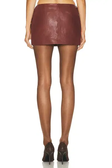 Magda Butrym Leather Mini Skirt | Thumbnail 6