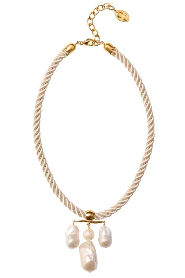 CHAN LUU Caroline Twist Cord Necklace