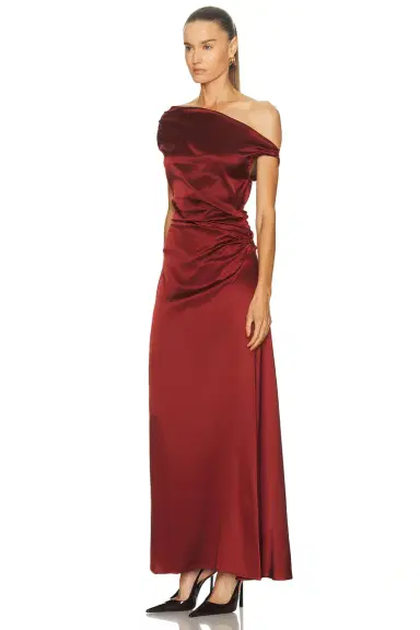 Staud Phare Silk Maxi Dress | Thumbnail 3