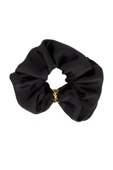 Saint Laurent Logo Scrunchie | Thumbnail 1