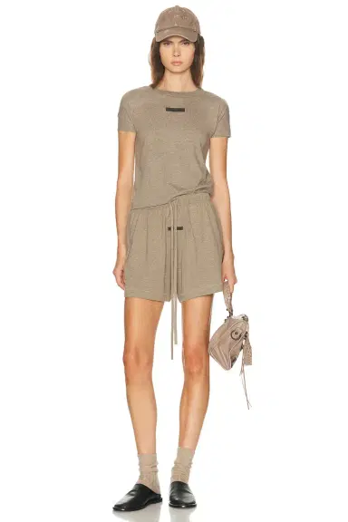 Fear of God ESSENTIALS Cap Sleeve Tee | Thumbnail 4 Fear of God ESSENTIALS Cap Sleeve Tee | Thumbnail 4