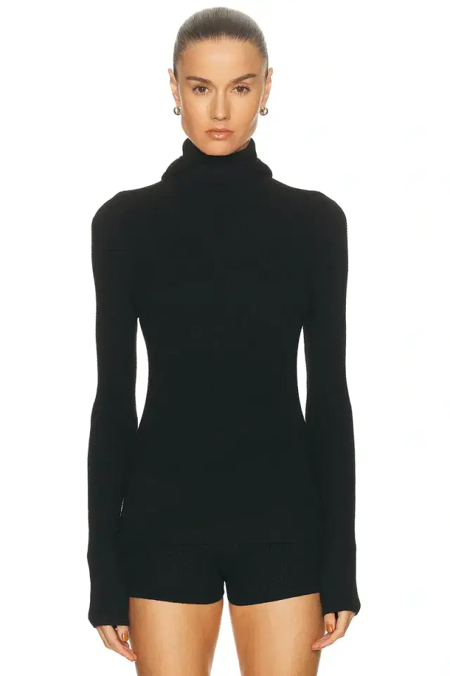 Fear of God ESSENTIALS Waffle Hooded Long Sleeve Top