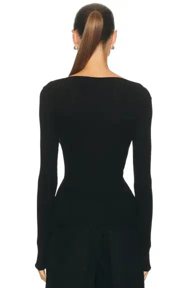 ENZA COSTA Silk Knit Boatneck Top | Thumbnail 3