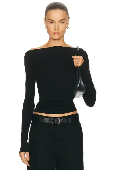 ENZA COSTA Silk Knit Boatneck Top | Thumbnail 1
