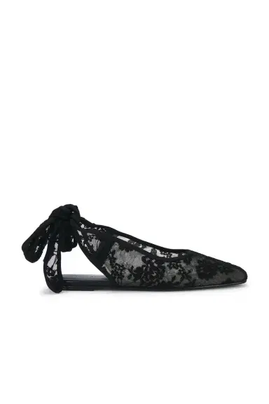 Magda Butrym Lace Ballet Flat | Thumbnail 3 Magda Butrym Lace Ballet Flat | Thumbnail 3