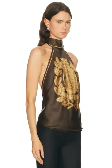 Burberry Scarf Halter Top | Thumbnail 2 Burberry Scarf Halter Top | Thumbnail 2