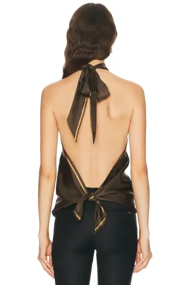Burberry Scarf Halter Top | Thumbnail 3 Burberry Scarf Halter Top | Thumbnail 3