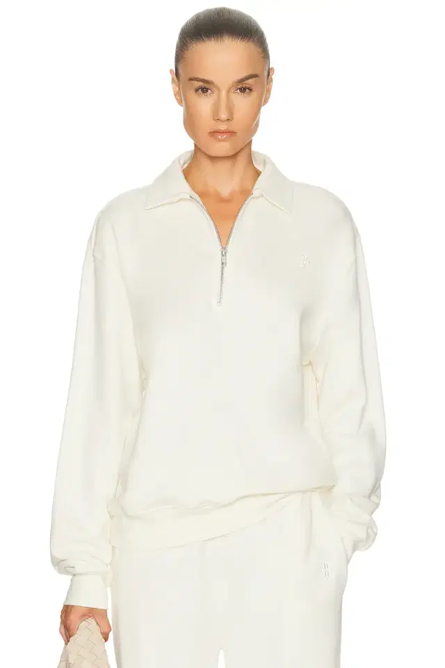 Eterne Zip-up Polo Sweatshirt