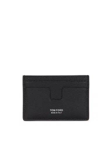 Tom Ford Soft Grain Leather T Line Cardholder | Thumbnail 1 Tom Ford Soft Grain Leather T Line Cardholder | Thumbnail 1