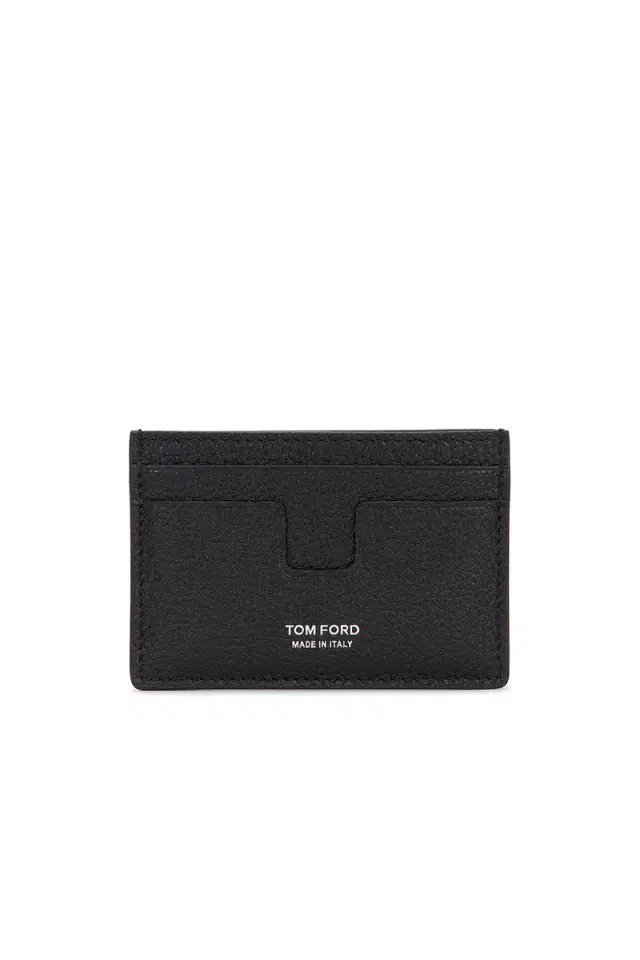 TOM FORD Soft Grain Leather T Line Cardholder