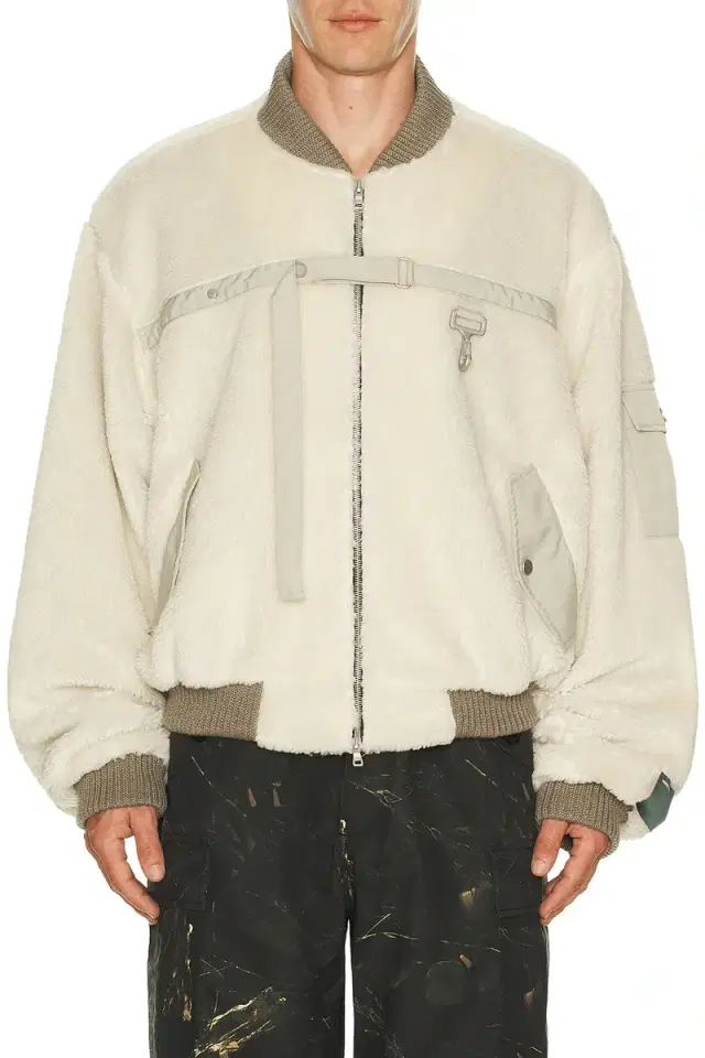Reese Cooper Sherpa Fleece Bomber Jacket