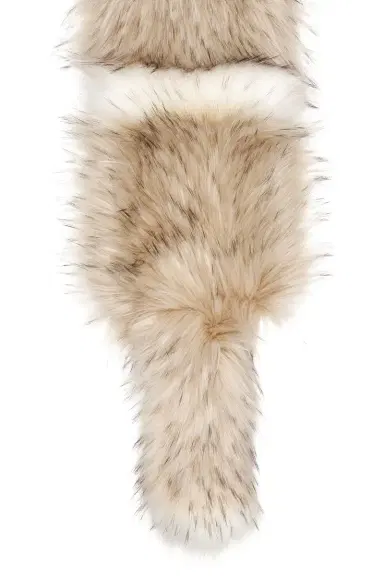 AKNVAS Faux Fur Cream Boa | Thumbnail 4