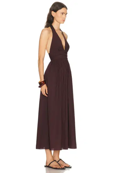 Matteau Plunge Halter Dress | Thumbnail 2 Matteau Plunge Halter Dress | Thumbnail 2