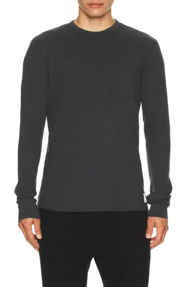 Skims Waffle Long Sleeve Top | Thumbnail 3