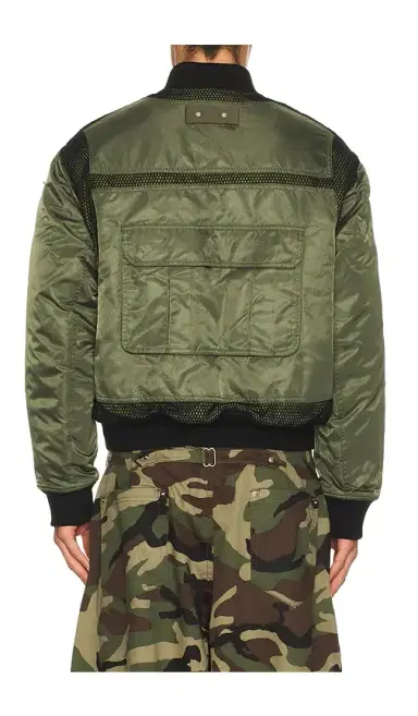 ANDERSSON BELL Flight Layered Washed Bomber Jacket | Thumbnail 2