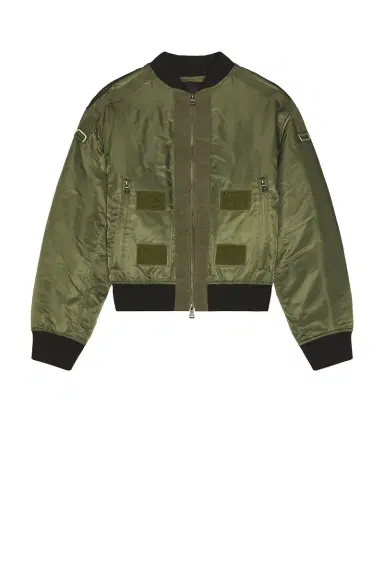 ANDERSSON BELL Flight Layered Washed Bomber Jacket | Thumbnail 6