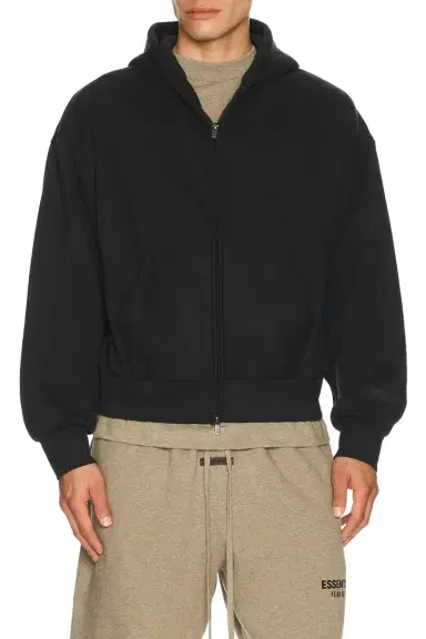 Fear of God ESSENTIALS Classic Full Zip Up Hoodie | Thumbnail 2