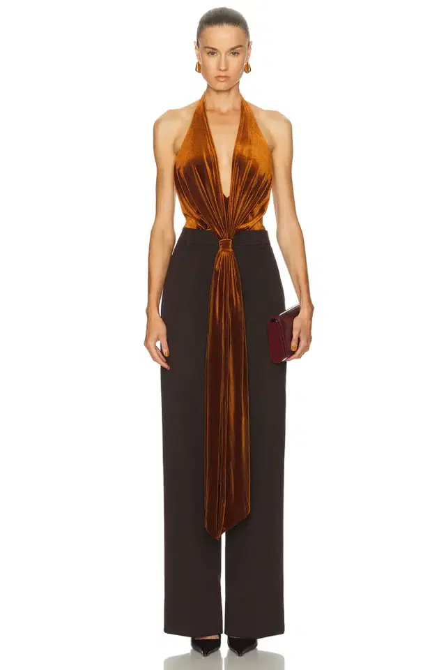 SEROYA Vika Velvet Bodysuit