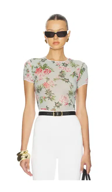 Magda Butrym Floral T-Shirt | Thumbnail 5 Magda Butrym Floral T-Shirt | Thumbnail 5