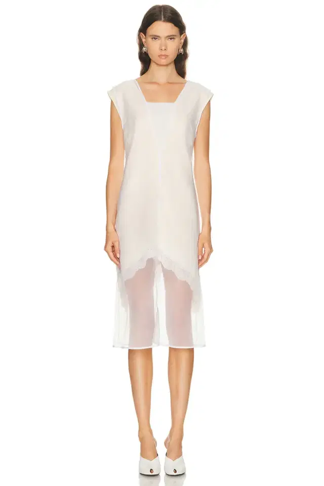 Jil Sander V Neck Dress