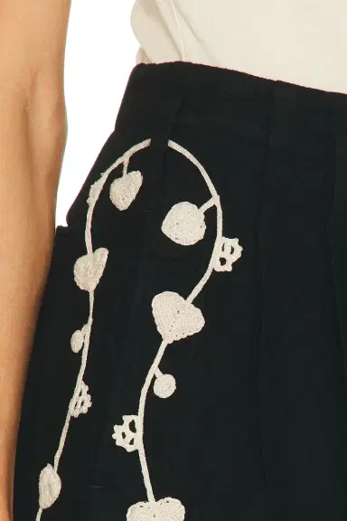 BODE Snowdrop Applique Murray Trouser | Thumbnail 6 BODE Snowdrop Applique Murray Trouser | Thumbnail 6