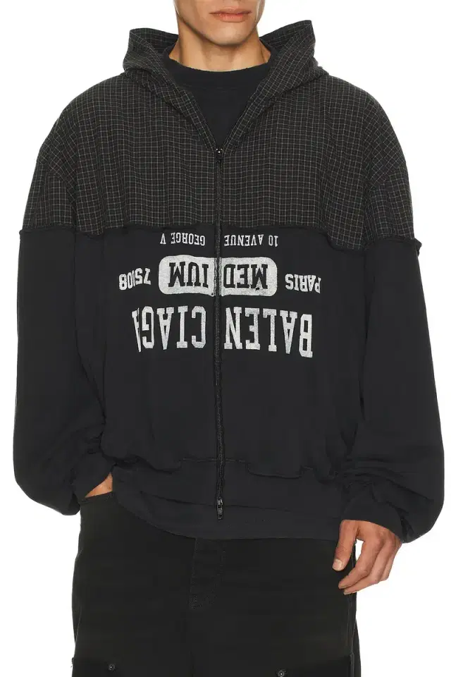 Patched Hoodie