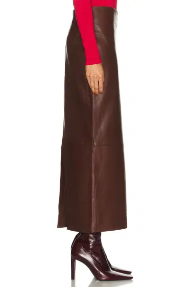 St. Agni Leather Column Skirt | Thumbnail 3 St. Agni Leather Column Skirt | Thumbnail 3