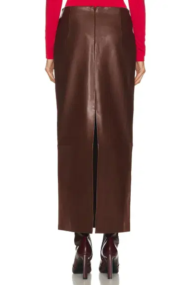 St. Agni Leather Column Skirt | Thumbnail 4 St. Agni Leather Column Skirt | Thumbnail 4