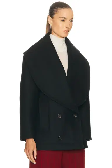Bottega Veneta Wool Short Coat | Thumbnail 2 Bottega Veneta Wool Short Coat | Thumbnail 2