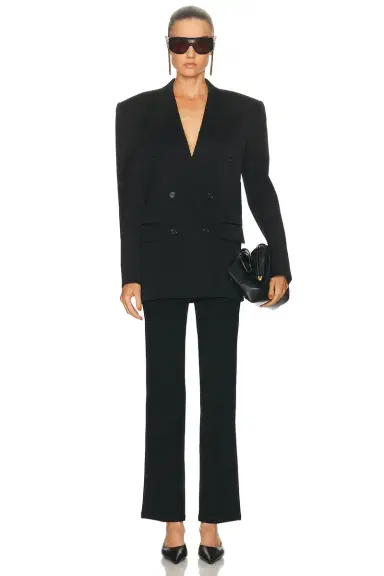 Skims The Essential High Waist Long Straight Leg Pant | Thumbnail 5