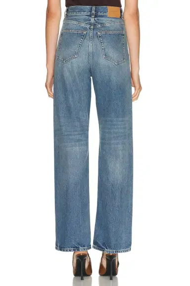 Saint Laurent V-Waist Baggy Wide Leg | Thumbnail 4 Saint Laurent V-Waist Baggy Wide Leg | Thumbnail 4
