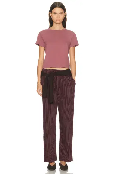 LESET Yoshi Stripe Classic Tie Pant | Thumbnail 5