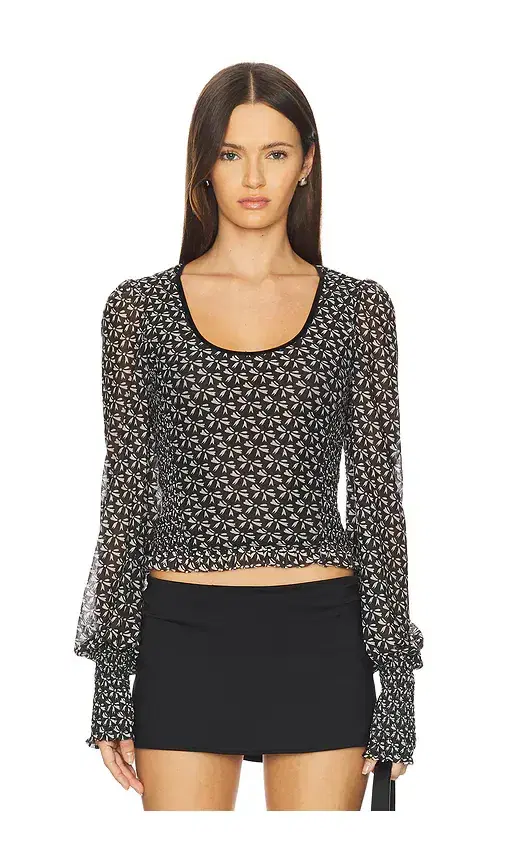 Free People Dottie Knit Top