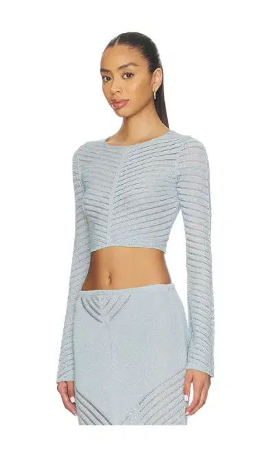 DEVON WINDSOR Raya Metallic Top | Thumbnail 2