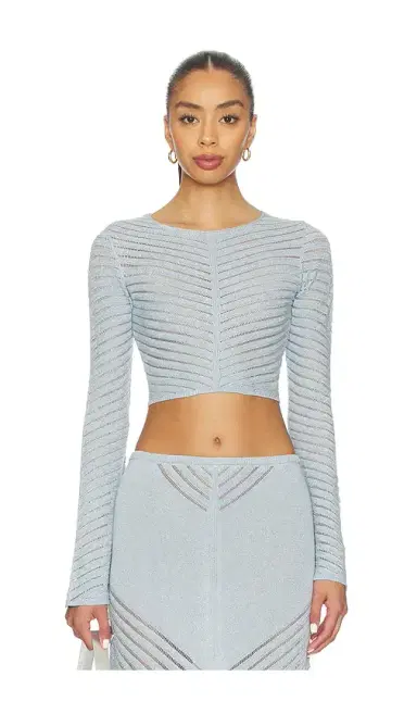 DEVON WINDSOR Raya Metallic Top | Thumbnail 1
